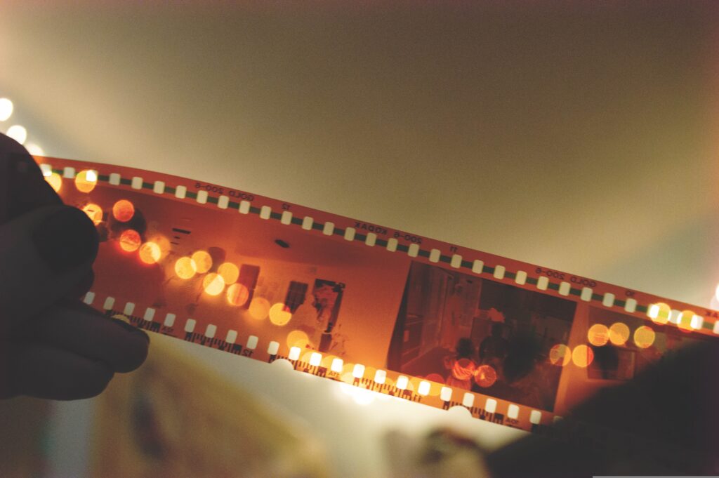 映画フィルムの画像